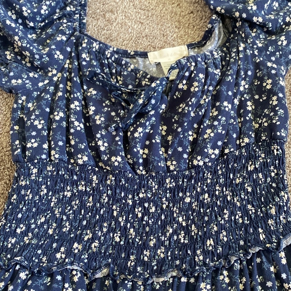 Altar'd State Navy Floral Romper - Picture 4 of 5